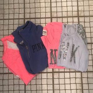 ⚡️priced to MOVE⚡️ All four VS Pink shirts